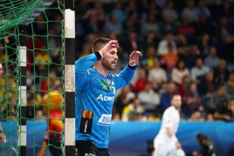 Andreas Palicka (Rhein Neckar Loewen), Rhein Neckar Loewen vs Telekom Veszprem HC, EHF Champions League, 21.11.2018, Foto Eibner Rhein Neckar Loewen vs Telekom Veszprem HC, EHF Champions League, 21.11.2018 Mannheim Copyright: xEIBNER Alexander_Neisx EP_ANS