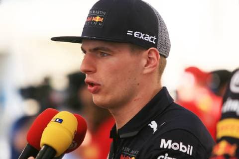22nd November 2018, Yas Marina, Abu Dhabi, United Arab Emirates; Etihad Airways Formula 1 Grand Prix of Abu Dhabi, driver arrivals and press conference PK Pressekonferenz Aston Martin Red Bull Racing TAG Heuer, Max Verstappen  ActionPlus12081838 Octane