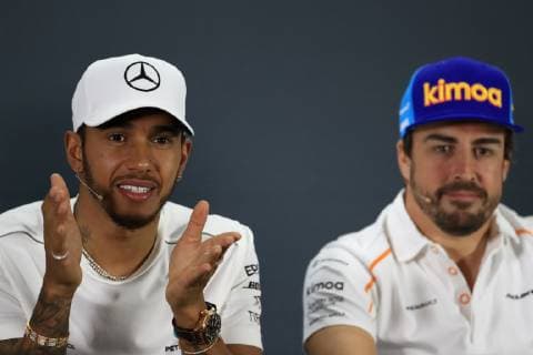 22nd November 2018, Yas Marina, Abu Dhabi, United Arab Emirates; Etihad Airways Formula 1 Grand Prix of Abu Dhabi, driver arrivals and press conference PK Pressekonferenz Mercedes AMG Petronas Motorsport, Lewis Hamilton  ActionPlus12081847 Octane