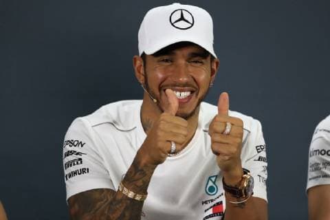 22nd November 2018, Yas Marina, Abu Dhabi, United Arab Emirates; Etihad Airways Formula 1 Grand Prix of Abu Dhabi, driver arrivals and press conference PK Pressekonferenz Mercedes AMG Petronas Motorsport, Lewis Hamilton  ActionPlus12081848 Octane
