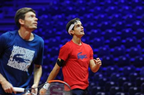 Finale Coupe Davis 2018 - Herbert - France TENNIS : Finale Coupe Davis - Lille - 22 11 2018 chryslenecaillaud panoramic 