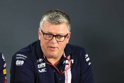 23rd November 2018, Yas Marina, Abu Dhabi, United Arab Emirates; Etihad Airways Formula 1 Grand Prix of Abu Dhabi, Friday free practice; Otmar Szafnauer, Team Principal of Racing Point Force India  ActionPlus12082036 Octane
