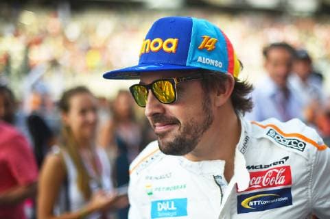 25.11.2018, xekx, Formel 1 FIA, Großer Preis von Abu Dhabi - 2018 Rennen emspor, Fernando Alonso (ESP 14), McLaren Honda bei seinem letzten Formel 1 Rennen (DFL DFB REGULATIONS PROHIBIT ANY USE OF PHOTOGRAPHS as IMAGE SEQUENCES and or QUASI-VIDEO) Abu Dhabi