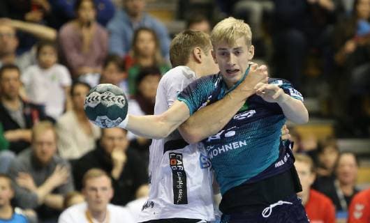 25.11.2018, Handball - EHF-Pokal - 3.Runde - 6.Spieltag - Fuechse Berlin - Aalborg Handbold Bild: Torben Matzken (Fuechse Berlin) Handball - EHF-Pokal - 3.Runde - 6.Spieltag - Fuechse Berlin - Aalborg Handbold