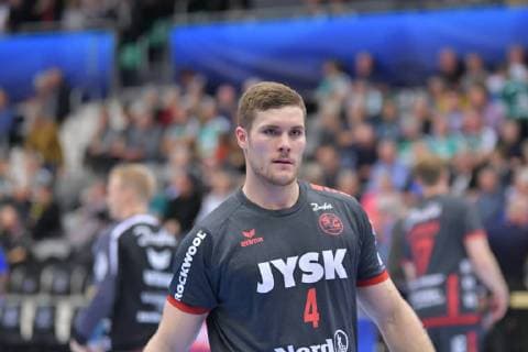 Skjern Handbold vs SG Flensburg-Handewitt , Handball, EHF Champions League Gruppenphase, 25.11.18 Johannes Golla (SG Flensburg-Handewitt, 04)