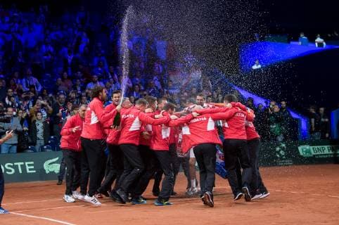 2018 Davis Cup Final FRA v CRO Team (CRO) 2018 Davis Cup Final FRA v CRO