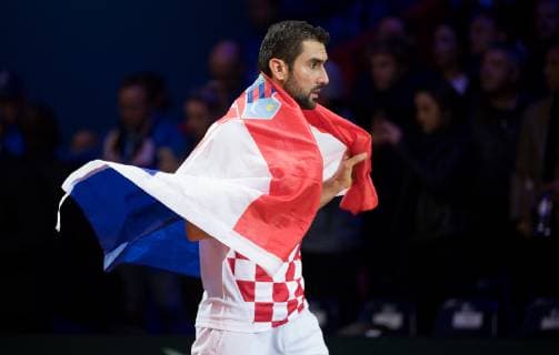 2018 Davis Cup Final FRA v CRO Marin Cilic (CRO) 2018 Davis Cup Final FRA v CRO