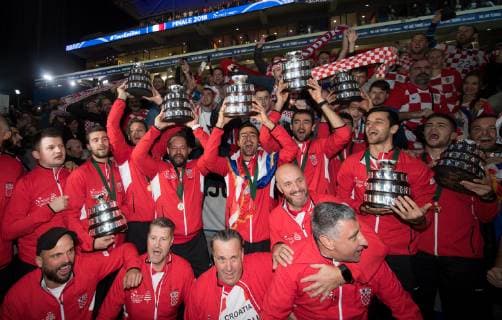 2018 Davis Cup Final FRA v CRO Team (CRO) 2018 Davis Cup Final FRA v CRO