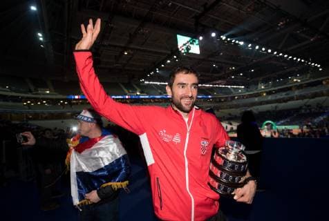 2018 Davis Cup Final FRA v CRO Marin Cilic (CRO) 2018 Davis Cup Final FRA v CRO
