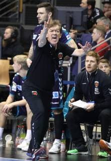 25.11.2018, Handball - EHF-Pokal - 3.Runde - 6.Spieltag - Fuechse Berlin - Aalborg Handbold Bild: Trainer Velimir Petkovic (Fuechse Berlin) Handball - EHF-Pokal - 3.Runde - 6.Spieltag - Fuechse Berlin - Aalborg Handbold