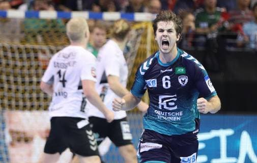 25.11.2018, Handball - EHF-Pokal - 3.Runde - 6.Spieltag - Fuechse Berlin - Aalborg Handbold Bild: Jacob Tandrup Holm (Fuechse Berlin) Handball - EHF-Pokal - 3.Runde - 6.Spieltag - Fuechse Berlin - Aalborg Handbold
