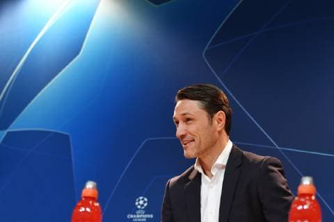 Niko KOVAC (Trainer Bayern Muenchen), Einzelbild,angeschnittenes Einzelmotiv,Portraet,Portrait,Porträt. Pressekonferenz FC Bayern Muenchen vor dem Champions League Spiel gegen Benfica Lissabon, Fussball,am 26.11.2018,.