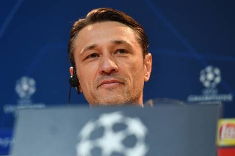 Niko KOVAC (Trainer Bayern Muenchen), Einzelbild,angeschnittenes Einzelmotiv,Portraet,Portrait,Porträt. Pressekonferenz FC Bayern Muenchen vor dem Champions League Spiel gegen Benfica Lissabon, Fussball,am 26.11.2018,.