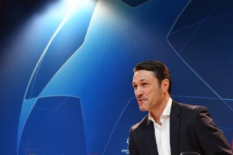 Sport Bilder des Tages Niko KOVAC (Trainer Bayern Muenchen), Einzelbild,angeschnittenes Einzelmotiv,Portraet,Portrait,Porträt. Pressekonferenz FC Bayern Muenchen vor dem Champions League Spiel gegen Benfica Lissabon, Fussball,am 26.11.2018,.