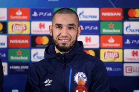 27.11.2018, Fussball, Saison 2018 2019, Champions League, 5. Spieltag - FC Schalke 04 Pressekonferenz + Abschlusstraining Nabil BENTALEB (FC Schalke 04) Porto Estadio do Dragao Portugal