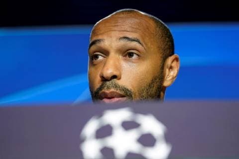 AS Monaco s head coach Thierry Henry delivers a press conference PK Pressekonferenz at Wanda Metropolitano stadium, in Madrid, Spain, 26 November 2018. AS Monaco will face Atletico de Madrid during a UEFA Champions League group A soccer match at Wanda Metropolitano stadium on 28 November 2018. AS Monaco press conference !ACHTUNG: NUR REDAKTIONELLE NUTZUNG!  Copyright: xRodrigoxJimenezx GRAF7444 20181127-636789427442098991
