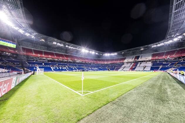the stadium of Olympique Lyonnais during the UEFA Champions League group F match between Olympique Lyonnais and Manchester City at Stade de Lyon on November 27, 2018 in Decines, France UEFA Champions League 2018 2019 xVIxVIxImagesx xGerritxvanxKeulenxIVx 12908261