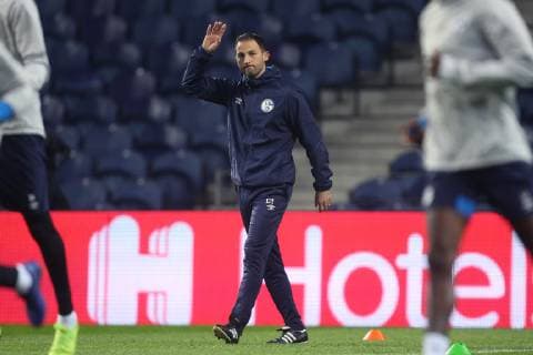 27.11.2018, Fussball, Saison 2018 2019, Champions League, 5. Spieltag - FC Schalke 04 Pressekonferenz + Abschlusstraining Cheftrainer Domenico TEDESCO (FC Schalke 04) Porto Estadio do Dragao Portugal