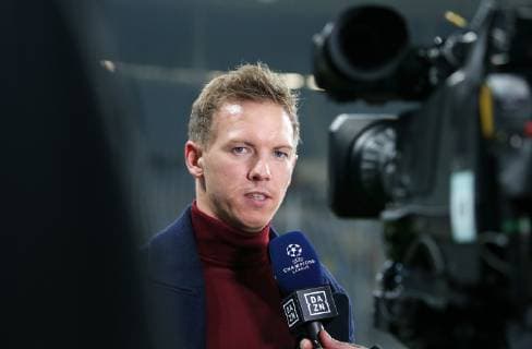 Julian NAGELSMANN (Trainer, 1899 Hoffenheim), UEFA Champions League, TSG 1899 Hoffenheim vs. Schachtar Donezk, Groupe F, 5. Matchday, November 27 2018, Wirsol Rhein Neckar Arena, Germany, YmdY, ** DFL DFL regulations prohibit any use of photographs as image sequences and or quasi-video. ** TSG 1899 Hoffenheim - Schachtar Donezk