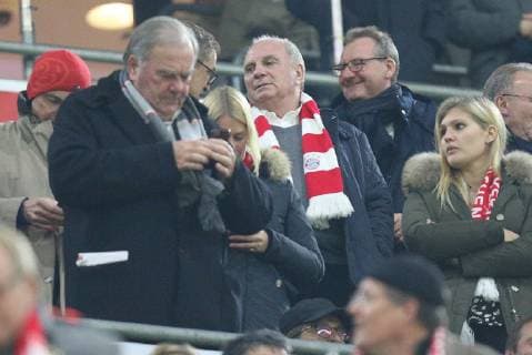Praesident Uli Hoeness (FC Bayern Muenchen), FC Bayern Muenchen vs. Benfica Lissabon, Fussball, Vorrunde, Champions League, 27.11.2018 Muenchen Bayern Deutschland