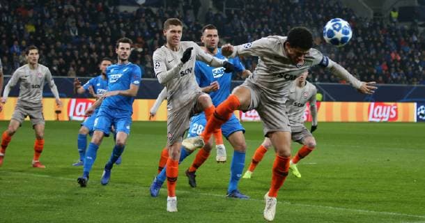 Taison (7, Schachtar Donezk) rechts, UEFA Champions League, TSG 1899 Hoffenheim vs. Schachtar Donezk, Groupe F, 5. Matchday, November 27 2018, Wirsol Rhein Neckar Arena, Germany, YmdY, ** DFL DFL regulations prohibit any use of photographs as image sequences and or quasi-video. ** TSG 1899 Hoffenheim - Schachtar Donezk