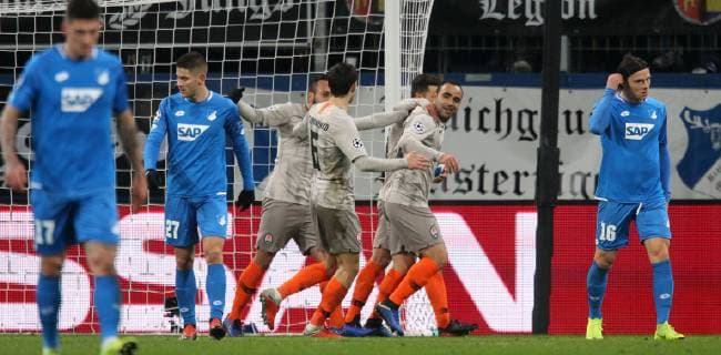 1-0 fuer Schachtar Donezk durch Ismaily (31, Schachtar Donezk), torjubel, UEFA Champions League, TSG 1899 Hoffenheim vs. Schachtar Donezk, Groupe F, 5. Matchday, November 27 2018, Wirsol Rhein Neckar Arena, Germany, YmdY, ** DFL DFL regulations prohibit any use of photographs as image sequences and or quasi-video. ** TSG 1899 Hoffenheim - Schachtar Donezk