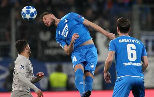 Junior Moraes (10, Schachtar Donezk), Erim BICAKCIC (4, 1899 Hoffenheim), UEFA Champions League, TSG 1899 Hoffenheim vs. Schachtar Donezk, Groupe F, 5. Matchday, November 27 2018, Wirsol Rhein Neckar Arena, Germany, YmdY, ** DFL DFL regulations prohibit any use of photographs as image sequences and or quasi-video. ** TSG 1899 Hoffenheim - Schachtar Donezk