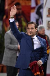 Francesco Totti on All of Fame of AS Roma during the Uefa Champions League 2018 2019 Group G football match between AS Roma and Real Madrid at Olimpico stadium Allianz Stadium, Rome, November, 27, 2018 Foto Antonietta Baldassarre Insidefoto antoxbalda