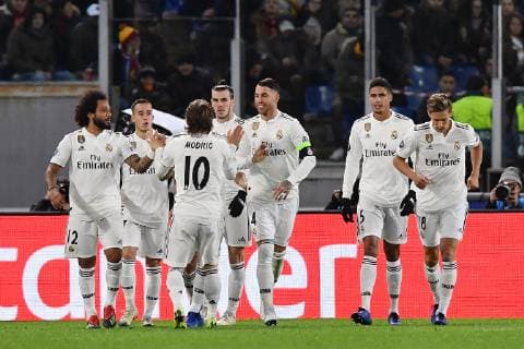 As Roma 27 11 2018 - Champions League Roma-Real Madrid foto Antonello Sammarco Image nella foto: esultanza gol Gareth Bale 