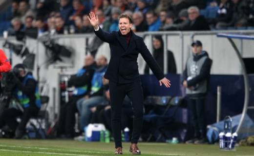 Julian NAGELSMANN (Trainer, 1899 Hoffenheim), UEFA Champions League, TSG 1899 Hoffenheim vs. Schachtar Donezk, Groupe F, 5. Matchday, November 27 2018, Wirsol Rhein Neckar Arena, Germany, YmdY, ** DFL DFL regulations prohibit any use of photographs as image sequences and or quasi-video. ** TSG 1899 Hoffenheim - Schachtar Donezk