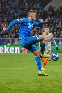 Pavel Kaderabek (TSG 1899 Hoffenheim). Deutschland, Sinsheim, 27.11.2018, Fussball, UEFA Champions League, Matchday5: TSG 1899 Hoffenheim vs Schachtar Donezk, Rhein-Neckar-Arena