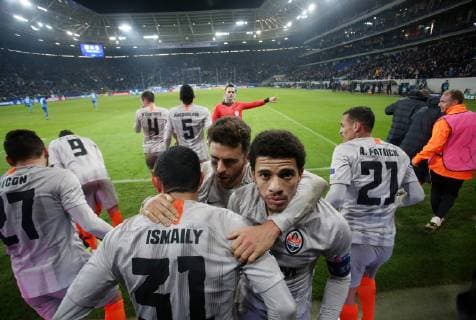 3-2 fuer Schachtar Donezk) durch Taison (7, Schachtar Donezk) rechts, torjubel, UEFA Champions League, TSG 1899 Hoffenheim vs. Schachtar Donezk, Groupe F, 5. Matchday, November 27 2018, Wirsol Rhein Neckar Arena, Germany, YmdY, ** DFL DFL regulations prohibit any use of photographs as image sequences and or quasi-video. ** TSG 1899 Hoffenheim - Schachtar Donezk