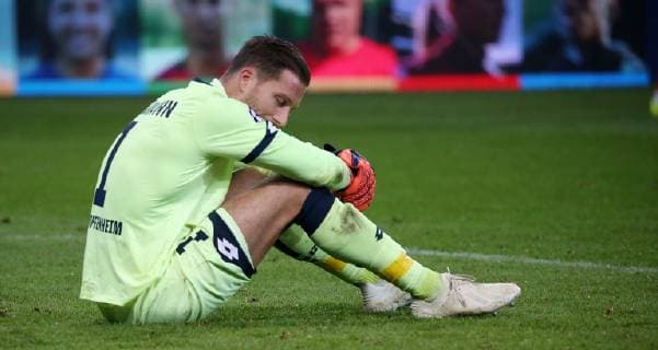 2-3 niederlage fuer hoffenheim, aus in der chamopins league, Oliver Baumman (1, Tor, 1899 Hoffenheim). UEFA Champions League, TSG 1899 Hoffenheim vs. Schachtar Donezk, Groupe F, 5. Matchday, November 27 2018, Wirsol Rhein Neckar Arena, Germany, YmdY, ** DFL DFL regulations prohibit any use of photographs as image sequences and or quasi-video. ** TSG 1899 Hoffenheim - Schachtar Donezk
