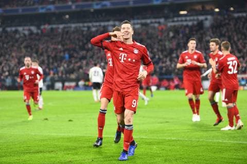 FC Bayern Muenchen vs. Benfica Lissabon, Allianz Arena Muenchen. 27.11.2018 Im Bild: Robert Lewandowski Â