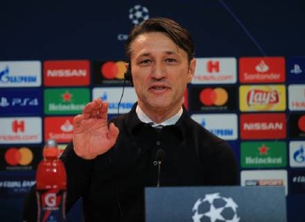 27.11.2018, Champions League Saison 2018 2019, Bayern vs Benfica Lissabon, Allianz Arena, Muenchen, im Bild: FCB Trainer Nico Kovac (FCB) DFL REGULATIONS PROHIBIT ANY USE OF PHOTOGRAPHS AS IMAGE SEQUENCES AND OR QUASI VIDEO.