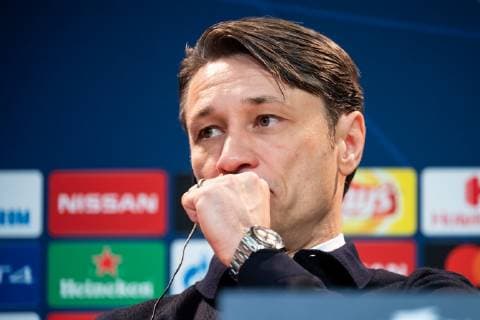 27.11.2018, xkvx, Fussball UEFA Champions League, FC Bayern Muenchen - Benfica Lissabon emspor, v.l. Trainer Niko Kovac (FCB - FC Bayern Muenchen) (DFL DFB REGULATIONS PROHIBIT ANY USE OF PHOTOGRAPHS as IMAGE SEQUENCES and or QUASI-VIDEO) Muenchen