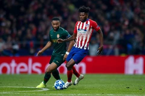 November 28, 2018 - Madrid, MADRID, SPAIN - Thomas of Atletico de Madrid during the UEFA Champions League football match between Atletico de Madrid and AS Monaco FC on November 28th, 2018 at Wanda Motropolitano stadium in Madrid, Spain. Soccer: Champions League - Atletico de Madrid v AS Monaco - ZUMAa181 20181128_zaa_a181_090 Copyright: xAFP7x