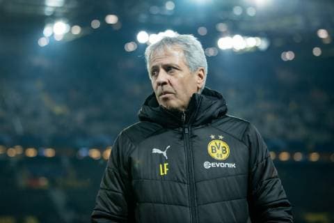 28.11.2018, xkvx, Fussball UEFA Champions League, Borussia Dortmund - Club Bruegge emspor, v.l. Trainer Lucien Favre (BVB Borussia Dortmund) (DFL DFB REGULATIONS PROHIBIT ANY USE OF PHOTOGRAPHS as IMAGE SEQUENCES and or QUASI-VIDEO) Dortmund
