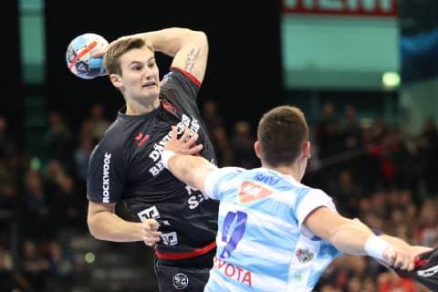 SG Flensburg-Handewitt vs MOL-Pick Szeged, Handball, EHF Champions League Gruppenphase, 28.11.18 Magnus Roed (SG Flensburg-Handewitt, 77), Richard Bodo (MOL-Pick Szeged, 09)