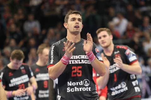 SG Flensburg-Handewitt vs MOL-Pick Szeged, Handball, EHF Champions League Gruppenphase, 28.11.18 Rasmus Lauge Schmidt (SG Flensburg-Handewitt, 25)