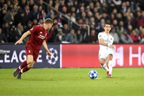 11 ANGEL DI MARIA (PSG) FOOTBALL : Paris SG vs Liverpool - Ligue des Champions - 28 11 2018 AnthonyBIBARD FEP Panoramic 