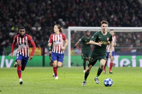 AS Monaco s Aleksandr Golovin during UEFA Champions League match between Atletico de Madrid and AS Monaco at Wanda Metropolitano Stadium in Madrid, Spain. November 28, 2018.  (201811280023)