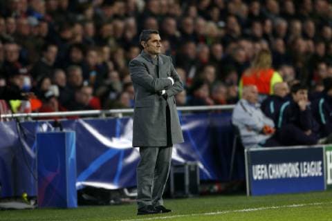 Ernesto Valverde of FC Barcelona Barca during the UEFA Champions League group C match between PSV Eindhoven and FC Barcelona at the Phillips stadium on November 28, 2018 in Eindhoven, The Netherlands UEFA Champions League 2018 2019 xVIxVIxImagesx xJeroenxPutmansxIVx 12919126