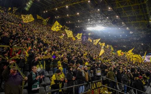 Dortmund, Germany 28.11.2018, UEFA Champions League - 2018 19 Season, Rueckrunde, Gruppenphase, Gruppe A, 5. Spieltag, BV Borussia Dortmund vs. FC Bruegge, BVB fans, - ( DeFodi520
