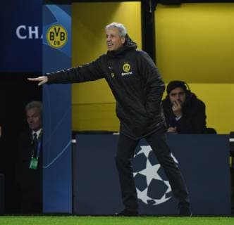 CL Borussia Dortmund - Club Brügge 28.11.2018 Trainer Lucien Favre (BVB) DFL REGULATIONS PROHIBIT ANY USE OF PHOTOGRAPHS AS IMAGE SEQUENCES AND OR QUASI-VIDEO