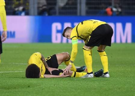 28.11.2018, Fussball, UEFA Champions League, Saison 2018 2019, Vorrunde, 5. Spieltag, Borussia Dortmund - Club Bruegge, v.re., Marco Reus (Borussia Dortmund), Axel Witsel (Borussia Dortmund)