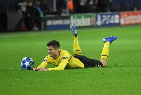 28.11.2018, Fussball, UEFA Champions League, Saison 2018 2019, Vorrunde, 5. Spieltag, Borussia Dortmund - Club Bruegge 0:0, Christian Pulisic (Borussia Dortmund)