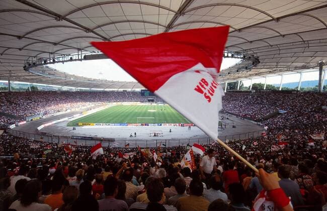 Fußball, Stadiongeschichte VfB Stuttgart BAU 01.06.1993 Stuttgart Fußball VfB Stuttgart Gottlieb-Daimler-Stadion