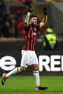 Fußball, EL, AC Mailand - F91 Düdelingen Db Milano 29 11 2018 - Europa League Milan-dudelange foto Daniele Buffa Image nella foto: esultanza gol Patrick Cutrone 