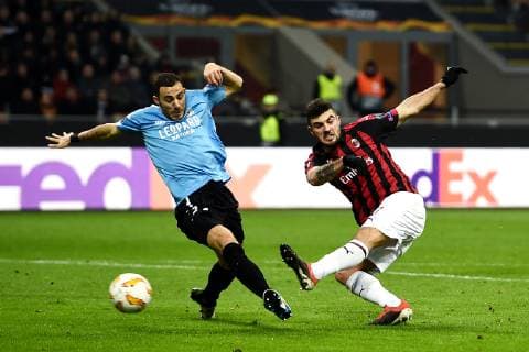 Fußball, EL, AC Mailand - F91 Düdelingen Db Milano 29 11 2018 - Europa League Milan-dudelange foto Daniele Buffa Image nella foto: gol Patrick Cutrone 